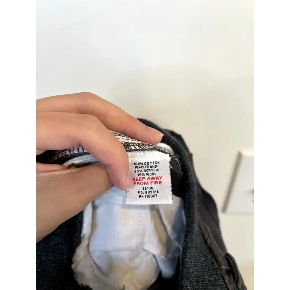 Mini Boden Dark Gray Cargo Pants Kids 4-5Y Utility Joggers